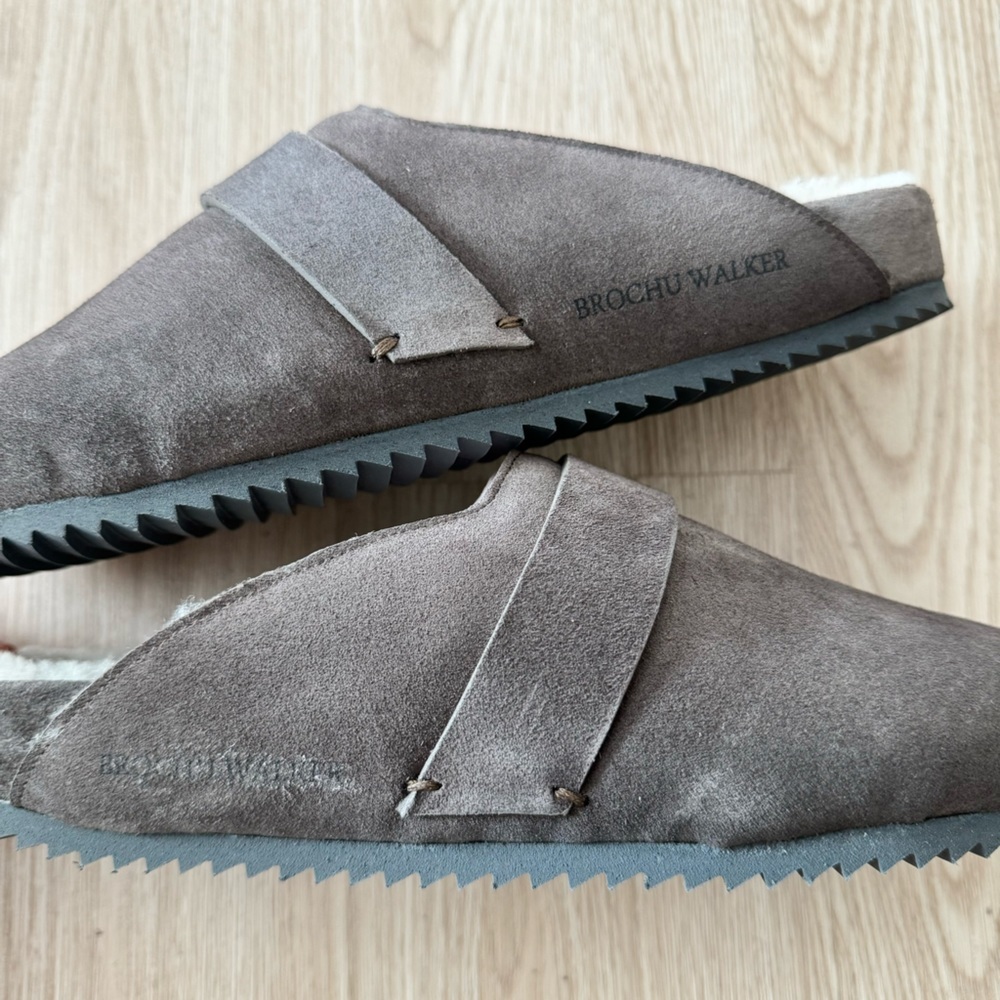 Brochu walker abbot suede leather mule clog NEW - Picture 12 of 14
